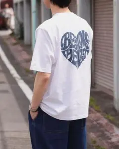 ビームスハート 刺繍ロゴ×大判バックプリント Tシャツのサムネイル