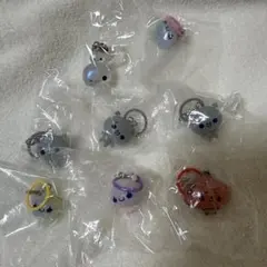 ぷくぷくあわわちゃん　めじるしアクセサリー　ばいきんくん　ばいきんちゃん