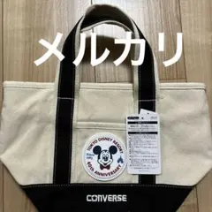2023年販売　40周年　ディズニー　ミッキー×コンバースコラボ　トートバッグ
