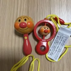 【2個セット】アンパンマンミュージアム　マラカス　カラカラ