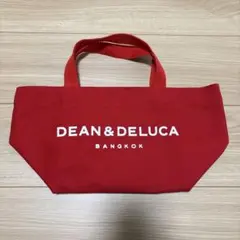 DEAN & DELUCA トートバッグ スモールBANGKOK 赤ハンドバッグのサムネイル