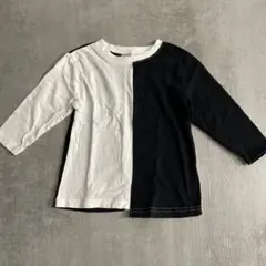 プティマイン モノトーン長袖Tシャツ 100