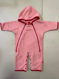 mont-bell フリースロンパース ピンク 95cm未満