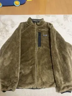 フリースジャケット・ボアジャケット ブラウン/カーキ　リバーシブル