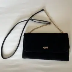 AHKAH 黒 ショルダーバッグ