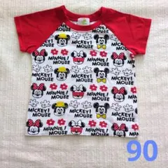 90センチ　Disney baby ミッキー ミニー Tシャツ 90cm　半袖のサムネイル