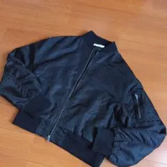 ブラウニースタンダード　レディース　ブルゾン　ジャンパー　黒　フリーサイズ　秋冬