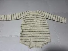 最終値下げ‼️QUINCY MAE ストライプロンパース 18-24m
