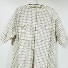 studioCLIP シャツワンピース　ロングワンピース　フリーサイズ　チェック