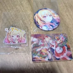 プロセカ　天馬咲希　ノーブルアート　グリッター缶バッジ　スタンプアクキー