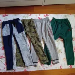 キッズ 子供 ズボン パンツ 120cm 裏起毛