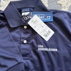 ASICS ネイビー JSAAポロシャツ Mサイズ