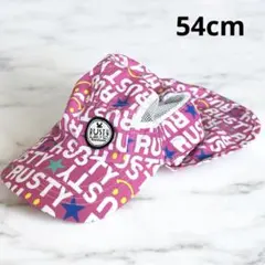 RUSTY ロゴプリント メッシュキャップ　子供用　キッズ　ラスティ　54cm