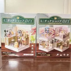 ミニチュアショップ DIY 2個セット