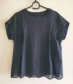 Riche glamour 半袖 ブラウス ブラック Mサイズ シンプルのサムネイル