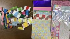 刺繍糸と文房具セット　好きなもの詰め合わせ！