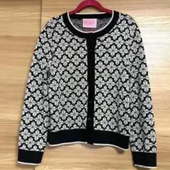 未使用☆kate spade NEW YORK クローバー柄 カーディガンのサムネイル