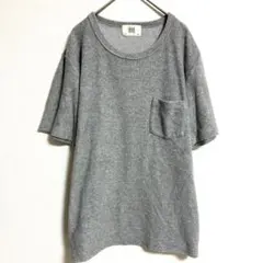 フォーワンセブンエディフィス パイルTシャツ グレー ポケット付き Lのサムネイル