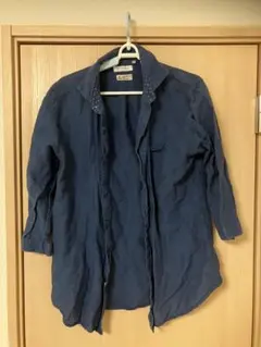 THE SHOP TK ネイビー リネンシャツ XL