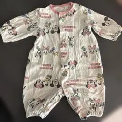 ディズニーベビー　ミッキーキャラクターロンパース 50-70cm