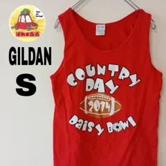 USA古着 GILDAN タンクトップ S レッドのサムネイル