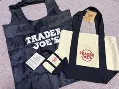 トレーダージョーズ　紺エコバッグ&ミニトートセット