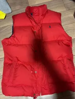 Polo 赤 ダウンベスト