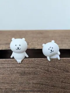 ※限定・初期※ 自分ツッコミくま ナガノのくま コップのフチ 2点セット
