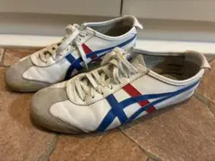 Onitsuka Tiger ホワイト/ブルー/レッド　27.5