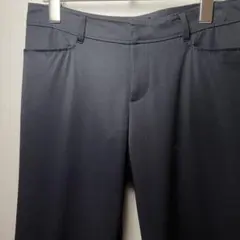 BUONA GIORNATA ウールスラックス 黒 M センタープレス 美脚