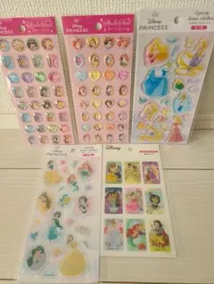 ディズニープリンセスエポキシシールセット
