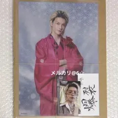 M!LK 佐野勇斗 ラキドロ クリアポスター ステッカー 通常盤 トレカ