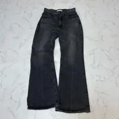 マウジー MOUSSY MVS FLARE 26 ブラック フレアデニム パンツ