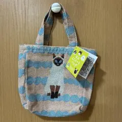 カルディ　ネコミニトートバッグ　ピンクのサムネイル