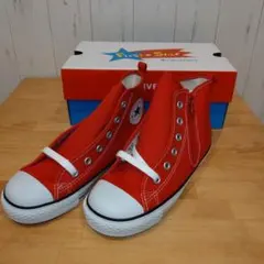 新品 コンバース チャイルドオールスター スニーカー ハイカット 21㎝ レッド