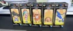★ドラゴンボール ワールドコレクタブルフィギュア-少年期編1- 5種