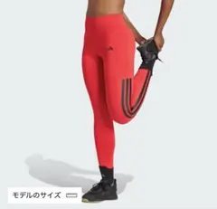 アディダス レッドタイツ Mサイズ
