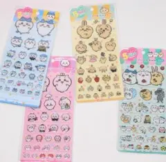 新品 ちいかわシール4種セット 5サイズ 韓国限定