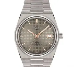 TISSOT PRX パワーマティック80新品新作チタニウム人気色アンスラサイトのサムネイル