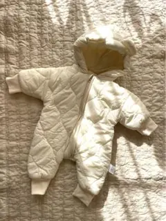 くまさんジャンプスーツ　裏起毛　試着のみ