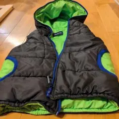 Moujonjon ダウンベスト -サイズ120 黒・緑・青