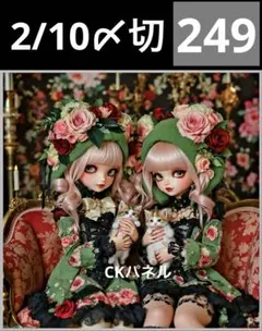 新柄♥️期間限定レアパネル生地　女の子パネル生地　6柄セット　CKパネル