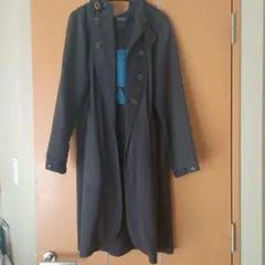 ウール混　フード付き　チェスター風　コート