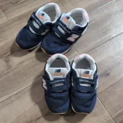 new balance 996 スニーカー ネイビー/ピンク セット