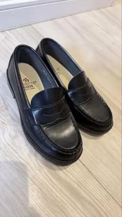 美品！HARUTA ハルタ キッズ ブラック ローファー 19cm