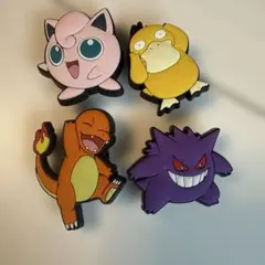 ジビッツチャーム」　ポケモン　4個セット ヒトカゲ　プリン　ゲンガー　コダック