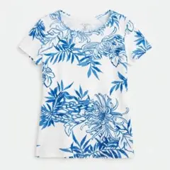 タルボット　半袖Tシャツ 花柄　S 総柄　個性的　カットソー　a2617のサムネイル
