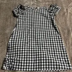 チェック柄 半袖ワンピース 150