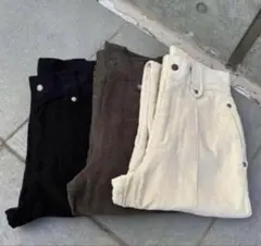 juemi コーデュロイパンツ カーキ フリーサイズ