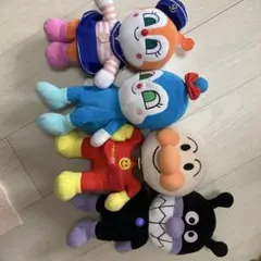 アンパンマン ぬいぐるみ 4体セット